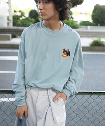 HOOK | HOOK -original-　DOGワンポイント刺繍ロンTEE(Tシャツ/カットソー)