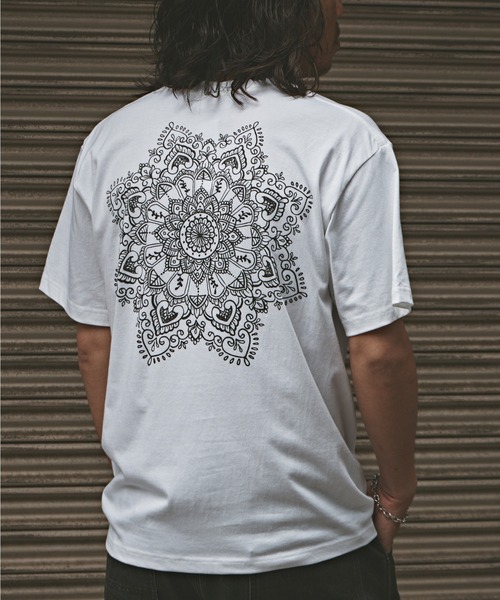 メンズ Tシャツ バックプリント グラフィックプリント 半袖a1290 セール】オールジェンダー 半袖 バック プリント グラフィック T