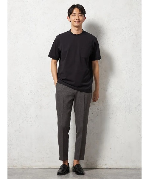 HARUYAMA(ハルヤマ)の「【WEB限定】 ポケット付き 半袖 Tシャツ スロープネック冷感 TOKYO RUN(Tシャツ/カットソー・メンズ・ブラック/ベージュ/ブルー/ホワイト・LL/L/M/3L)」の13枚目の写真