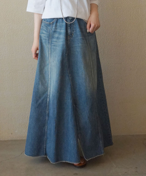JOURNAL STANDARD LUXE(ジャーナルスタンダード ラックス)の「《追加》11OZデニム スウィッチスカート(デニムスカート・レディース・ブルー・FREE)」の6枚目の写真