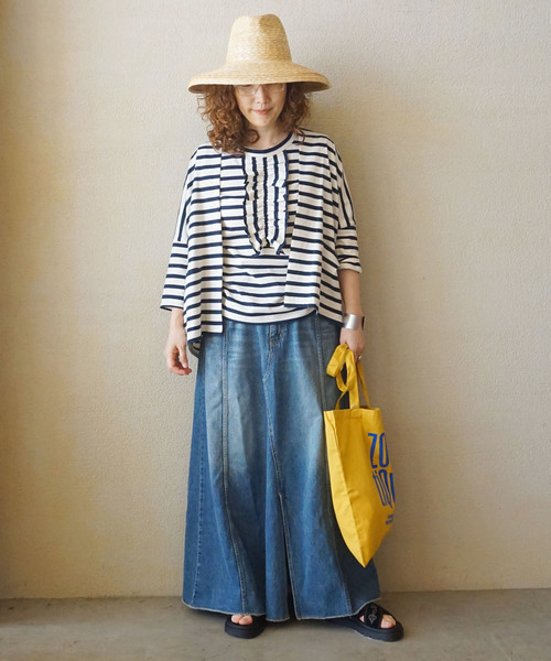 JOURNAL STANDARD LUXE(ジャーナルスタンダード ラックス)の「《追加》11OZデニム スウィッチスカート(デニムスカート・レディース・ブルー・FREE)」の11枚目の写真
