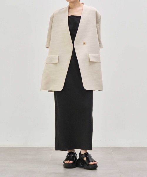 louren ワンピース ZOZOTOWN限定》【Louren/ローレン】shoulder strap dress