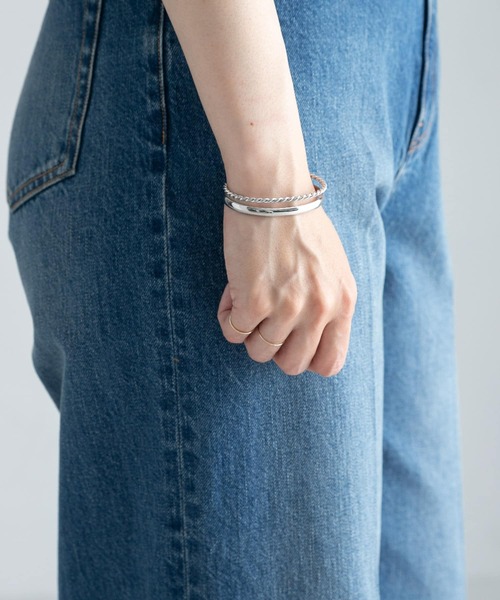 URBAN RESEARCH Sonny Label(アーバンリサーチサニーレーベル)の「ダブルバングル(ブレスレット・レディース・シルバー/ゴールド・ONE)」の1枚目の写真