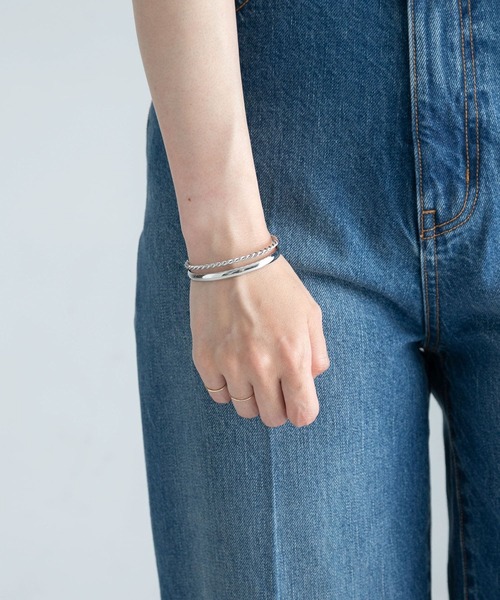 URBAN RESEARCH Sonny Label(アーバンリサーチサニーレーベル)の「ダブルバングル(ブレスレット・レディース・シルバー/ゴールド・ONE)」の8枚目の写真