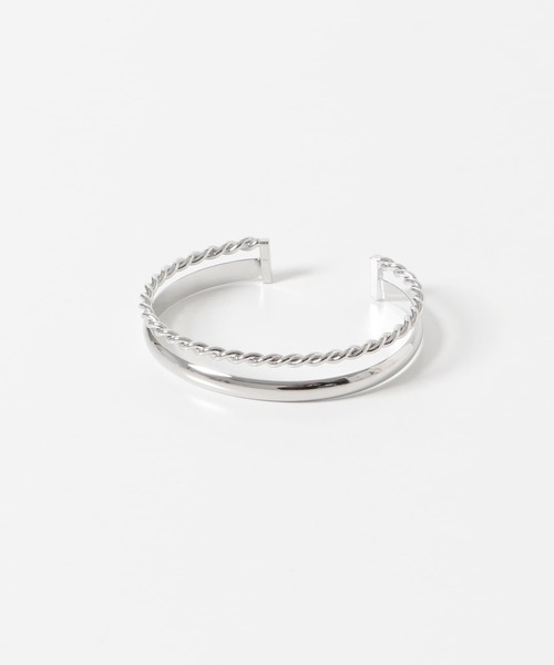 URBAN RESEARCH Sonny Label(アーバンリサーチサニーレーベル)の「ダブルバングル(ブレスレット・レディース・シルバー/ゴールド・ONE)」の3枚目の写真