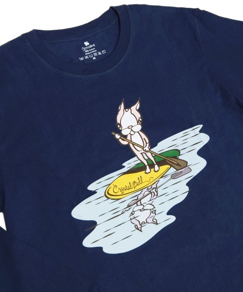 CRYSTAL BALL(クリスタルボール)の「LOHAS Hippie cutsew(Tシャツ/カットソー・レディース・ベージュ/ネイビー/ブラック・FREE)」の5枚目の写真