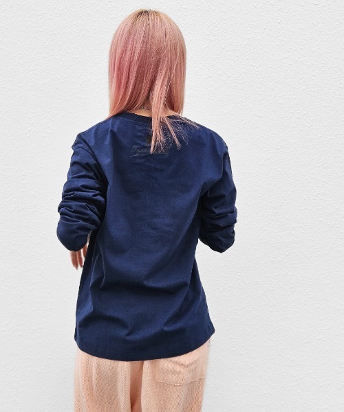 CRYSTAL BALL(クリスタルボール)の「LOHAS Hippie cutsew(Tシャツ/カットソー・レディース・ベージュ/ネイビー/ブラック・FREE)」の9枚目の写真