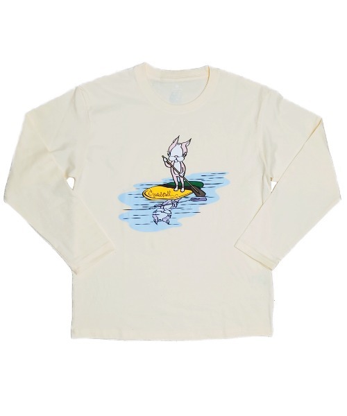 CRYSTAL BALL(クリスタルボール)の「LOHAS Hippie cutsew(Tシャツ/カットソー・レディース・ベージュ/ネイビー/ブラック・FREE)」の11枚目の写真