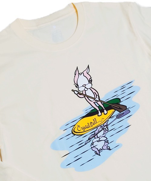 CRYSTAL BALL(クリスタルボール)の「LOHAS Hippie cutsew(Tシャツ/カットソー・レディース・ベージュ/ネイビー/ブラック・FREE)」の12枚目の写真