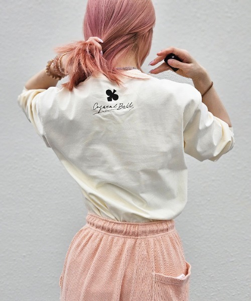 CRYSTAL BALL(クリスタルボール)の「LOHAS Hippie cutsew(Tシャツ/カットソー・レディース・ベージュ/ネイビー/ブラック・FREE)」の15枚目の写真
