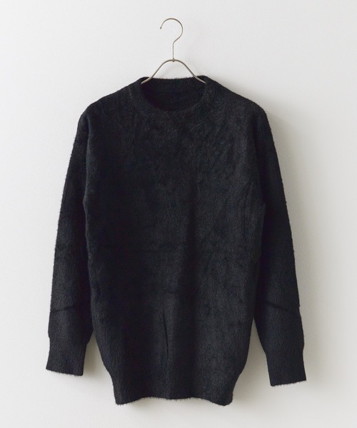 ROOPTOKYO(ループトウキョウ)の「クルーネック シンプルシャギーニット(ニット/セーター・メンズ・サックスブルー/ブラック/ベージュ/ネイビー/ホワイト/レッド・M/L/XL/FREE)」の16枚目の写真
