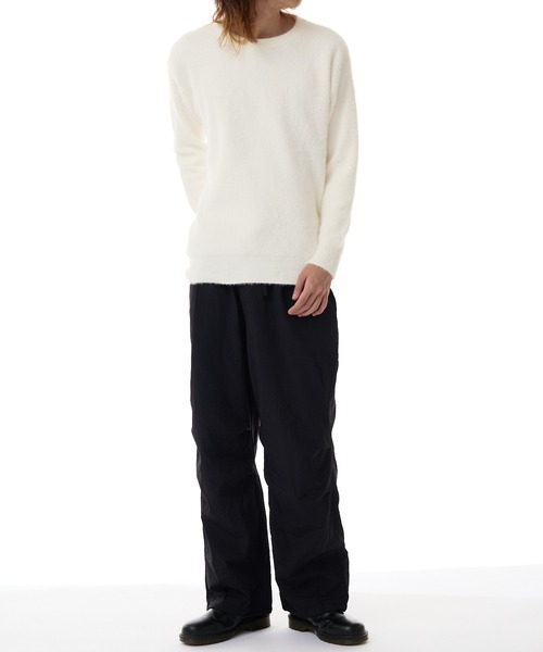 ROOPTOKYO(ループトウキョウ)の「クルーネック シンプルシャギーニット(ニット/セーター・メンズ・サックスブルー/ブラック/ベージュ/ネイビー/ホワイト/レッド・M/L/XL/FREE)」の14枚目の写真