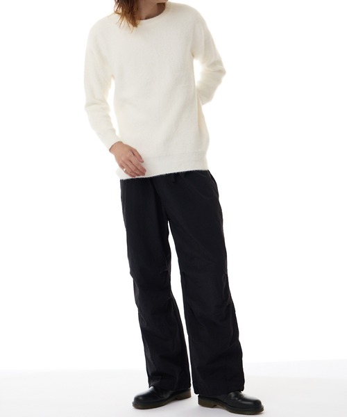 ROOPTOKYO(ループトウキョウ)の「クルーネック シンプルシャギーニット(ニット/セーター・メンズ・サックスブルー/ブラック/ベージュ/ネイビー/ホワイト/レッド・M/L/XL/FREE)」の15枚目の写真