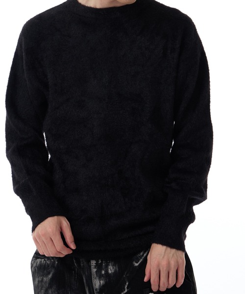 ROOPTOKYO(ループトウキョウ)の「クルーネック シンプルシャギーニット(ニット/セーター・メンズ・サックスブルー/ブラック/ベージュ/ネイビー/ホワイト/レッド・M/L/XL/FREE)」の17枚目の写真