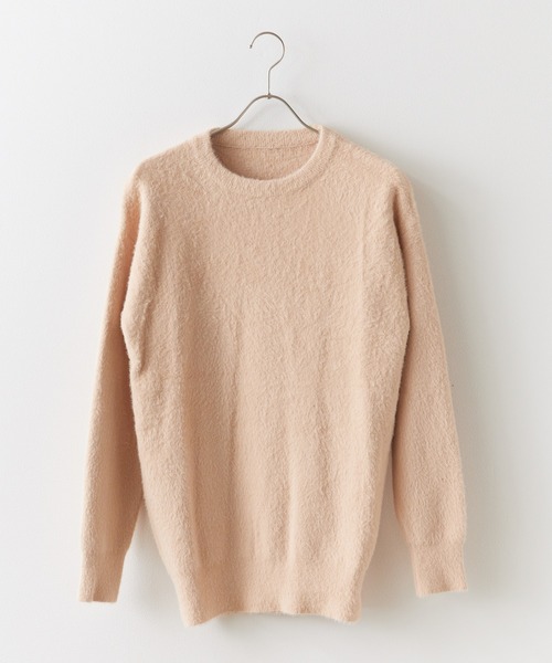 ROOPTOKYO(ループトウキョウ)の「クルーネック シンプルシャギーニット(ニット/セーター・メンズ・サックスブルー/ブラック/ベージュ/ネイビー/ホワイト/レッド・M/L/XL/FREE)」の19枚目の写真