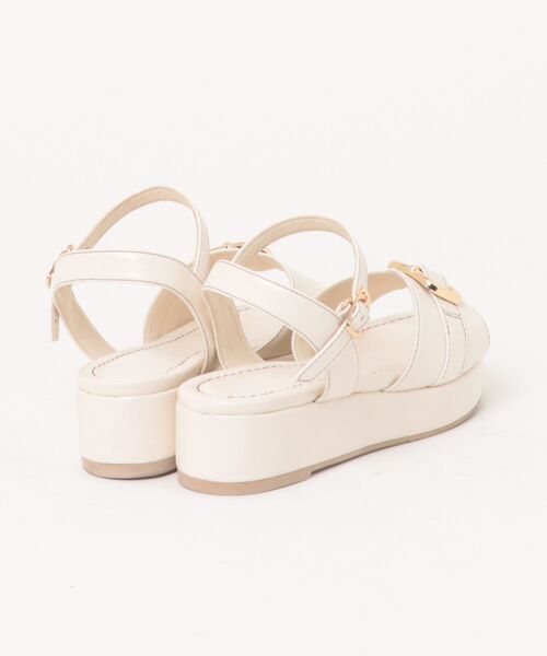 Launa lea（ラウナレア）の「【25春夏】バックルプラットフォームサンダル(S153)（サンダル・レディース・キャメル/ブラック/アイボリー・S/M/L/LL）」の20枚目の写真