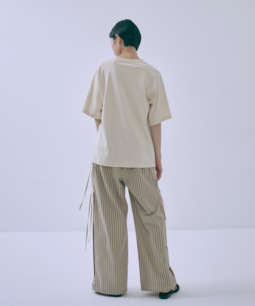 EN NEUME(エンノイム)の「Side Ribbon Stripe Pants(その他パンツ・レディース・ブルー/ブラウン/ベージュ・0/1)」の10枚目の写真