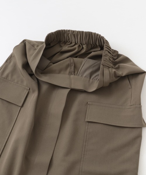 ITEMS URBANRESEARCH（アイテムズ アーバンリサーチ）の「ラップカーゴスカート（スカート・レディース・ブラック/カーキ・FREE）」の14枚目の写真