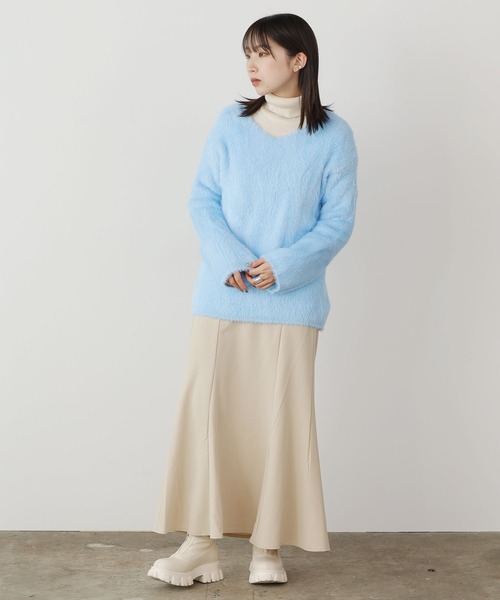 トップス EverySunday Shaggy Knit セール】SHAGGY KNIT TOPS / シャギーニットトップス（ニット