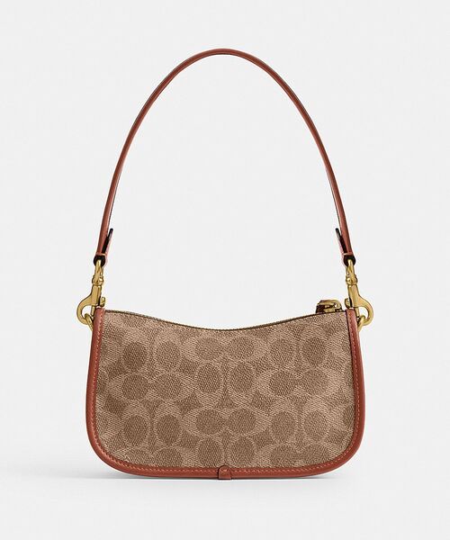 PEANUTS（ピーナッツ）の「オンライン限定【COACH X PEANUTS】スウィンガー バッグ 20・シグネチャー キャンバス（ショルダーバッグ・レディース・ブラウン系その他・ONE）」の6枚目の写真