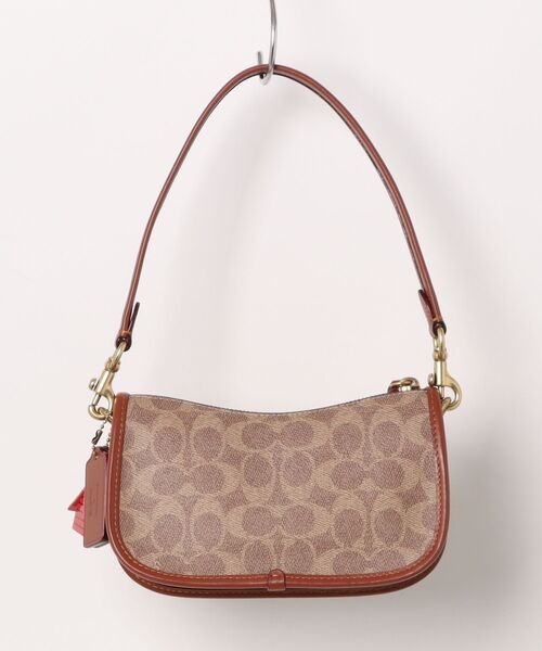 PEANUTS（ピーナッツ）の「オンライン限定【COACH X PEANUTS】スウィンガー バッグ 20・シグネチャー キャンバス（ショルダーバッグ・レディース・ブラウン系その他・ONE）」の3枚目の写真
