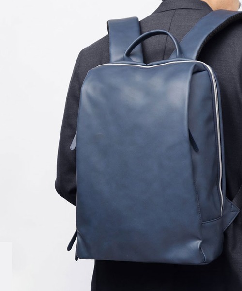 REGiSTA(レジスタ)の「REGiSTA PULEATHER SNART BACK PACK(バックパック/リュック・メンズ・ネイビー/ブラック・FREE)」の12枚目の写真