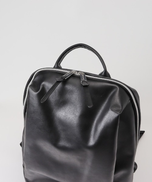 REGiSTA(レジスタ)の「REGiSTA PULEATHER SNART BACK PACK(バックパック/リュック・メンズ・ネイビー/ブラック・FREE)」の13枚目の写真