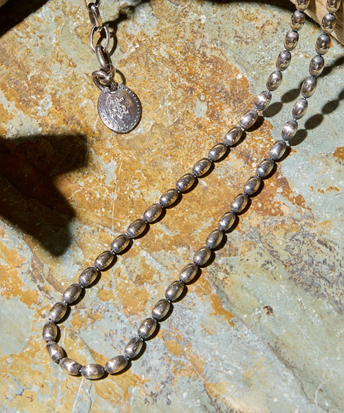 HARIM ハリム / NARROW OVAL BOWL CHAIN NECKLACE シルバー925ナロー 