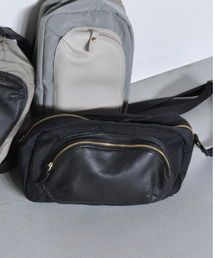 CLEDRAN | 【本革×ナイロン】CL3845 ARU COMBI SHOULDER 軽量 ボディバッグ(ショルダーバッグ)