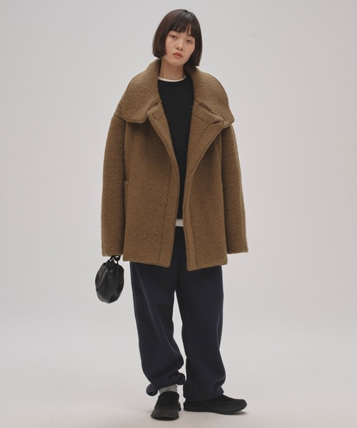Standcollar Boucle Jacket（その他アウター）｜TODAYFUL（トゥデイ