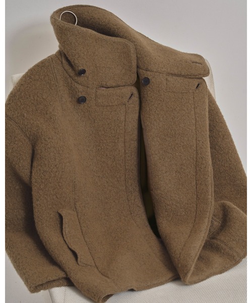 Standcollar Boucle Jacket（その他アウター）｜TODAYFUL（トゥデイ