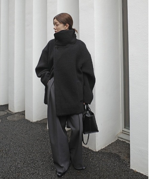 Standcollar Boucle Jacket（その他アウター）｜TODAYFUL（トゥデイ