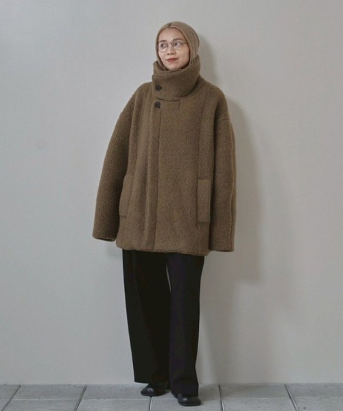 トゥデイフルStandcollar Boucle Jacket38 Standcollar Boucle Jacket（その他アウター）｜TODAYFUL（トゥデイ