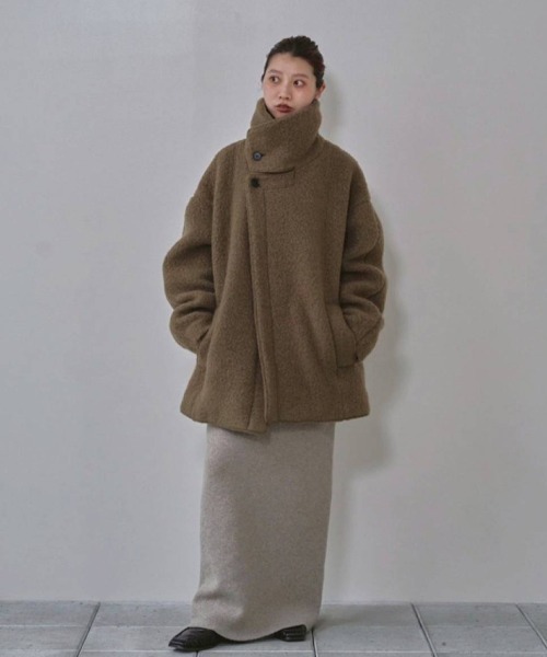 Standcollar Boucle Jacket（その他アウター）｜TODAYFUL（トゥデイ