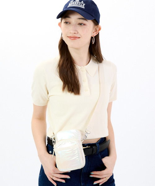 GRADIENT MINI PHONE BAG パーライズドグラディエントシャイン 