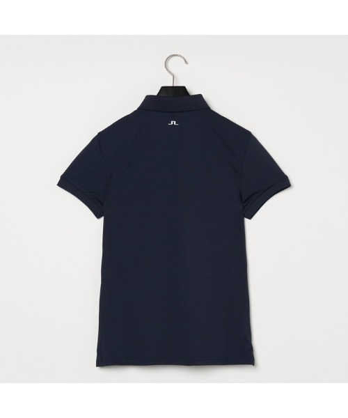 セール】【J.LINDEBERG/GOLF】袖ロゴ刺繍半袖ポロ（シャツ/ブラウス