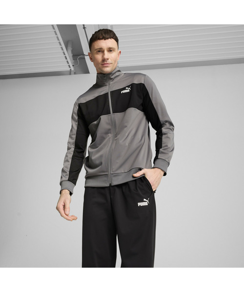 セール】PUMA プーマ メンズ プーマ ポリ カラーブロック スーツ 上下