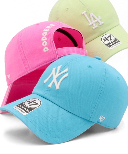 '47（フォーティーセブン）の「’47BRANDフォーティーセブン キャップ クリーンナップ MLB（キャップ・メンズ・ピンク/イエロー/ブルー系その他/グレー/ブルー/グレー系その他/ピンク系その他/イエロー系その他・FREE）」の4枚目の写真