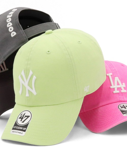 '47（フォーティーセブン）の「’47BRANDフォーティーセブン キャップ クリーンナップ MLB（キャップ・メンズ・ピンク/イエロー/ブルー系その他/グレー/ブルー/グレー系その他/ピンク系その他/イエロー系その他・FREE）」の6枚目の写真