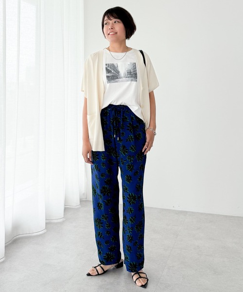 Green　Parks（グリーンパークス）の「フレンチスリーブカーディガン（カーディガン/ボレロ・レディース・杢グレー/アイボリー/ブラック/レッド/ブラウン・FREE）」の7枚目の写真