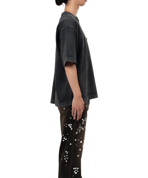 Maison MIHARA YASUHIRO(メゾンミハラヤスヒロ)の「Amateur Sewn Like T-shirt(Tシャツ/カットソー・メンズ・ブラック/グレー・44/48/46)」の7枚目の写真