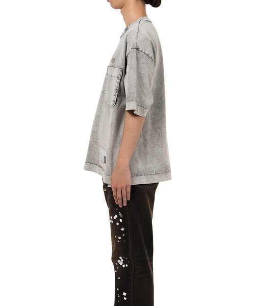 Maison MIHARA YASUHIRO(メゾンミハラヤスヒロ)の「Amateur Sewn Like T-shirt(Tシャツ/カットソー・メンズ・ブラック/グレー・44/48/46)」の12枚目の写真