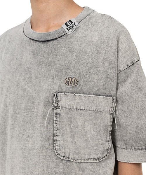 Maison MIHARA YASUHIRO(メゾンミハラヤスヒロ)の「Amateur Sewn Like T-shirt(Tシャツ/カットソー・メンズ・ブラック/グレー・44/48/46)」の15枚目の写真