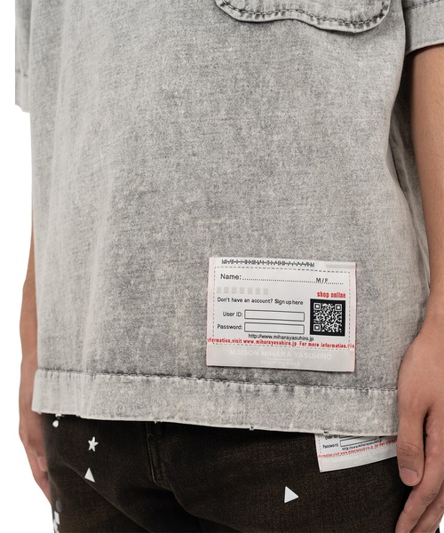 Maison MIHARA YASUHIRO(メゾンミハラヤスヒロ)の「Amateur Sewn Like T-shirt(Tシャツ/カットソー・メンズ・ブラック/グレー・44/48/46)」の16枚目の写真