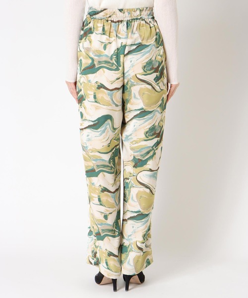 Cepica（セピカ）の「マーブルプリントタックパンツ（その他パンツ・レディース・カーキ・FREE）」の3枚目の写真