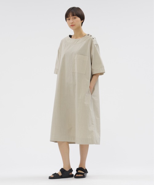 GARMENT DYE PLAIN POPLIN（ワンピース）｜MHL.（エムエイチエル