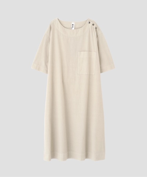 MHL.　20SS GARMENT DYE BASIC POPLIN ワンピース GARMENT DYE BASIC POPLIN - SELECT EYE COMPANY：セレクトアイ