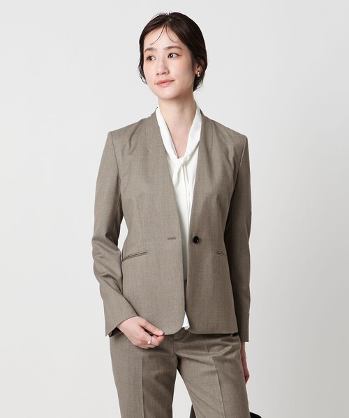 セール】CANONICO ノーラペルジャケット（ノーカラージャケット