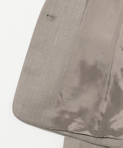 UNITED ARROWS CANONICO シャンブレー ノーラペルジャケット