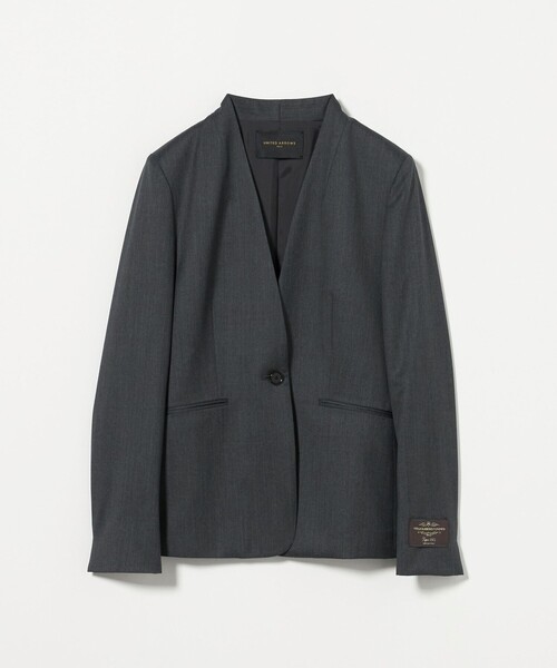 ジャストカヴァリ　ライナー付きノーカラージャケット ジャストカヴァリ ライナー付きノーカラージャケット